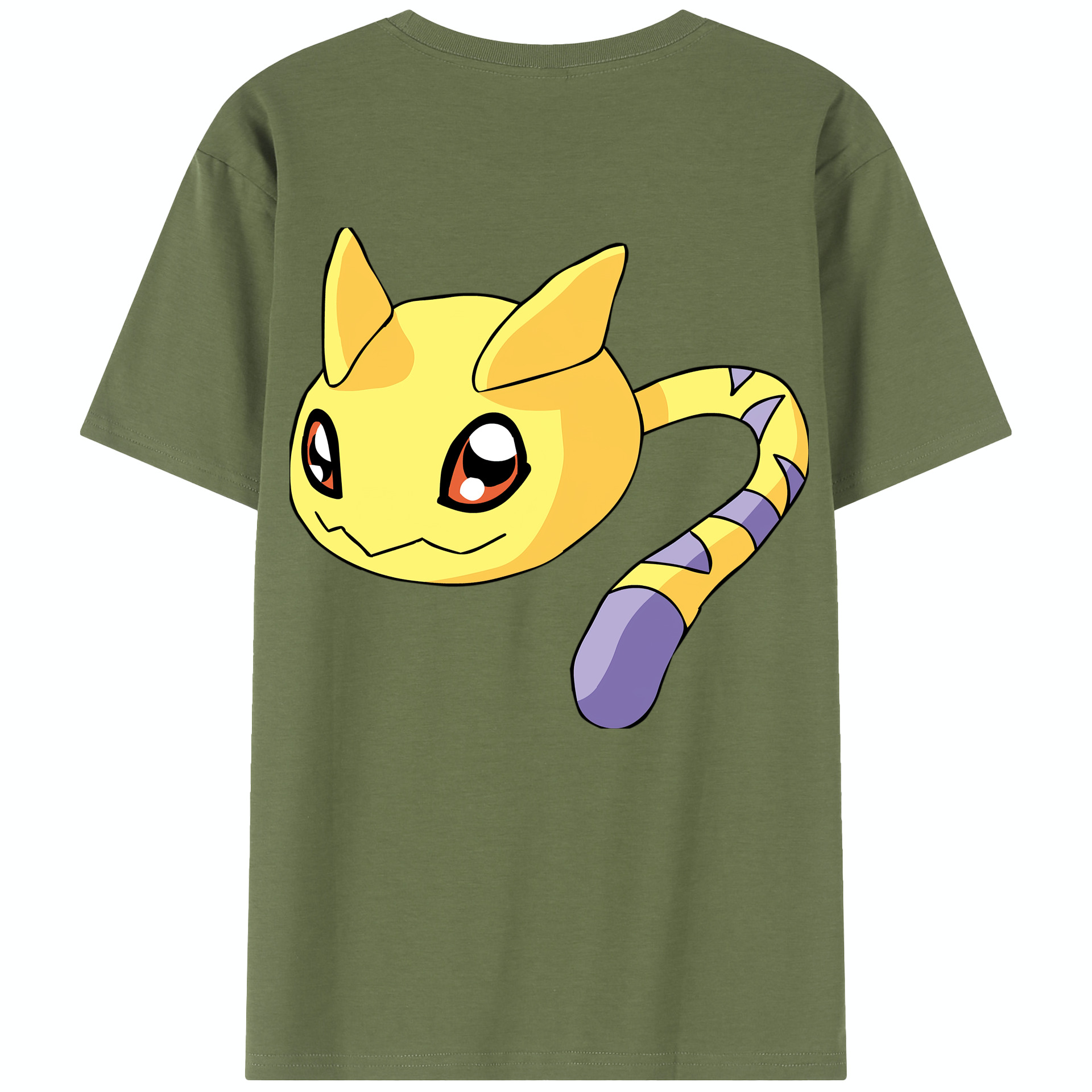 （画像用） Digimon デジタルモンスター/デジモン 綿100％半袖Tシャツ（背面プリント）